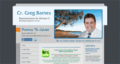 Desktop Screenshot of gregbarnes.com.au