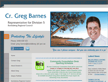 Tablet Screenshot of gregbarnes.com.au